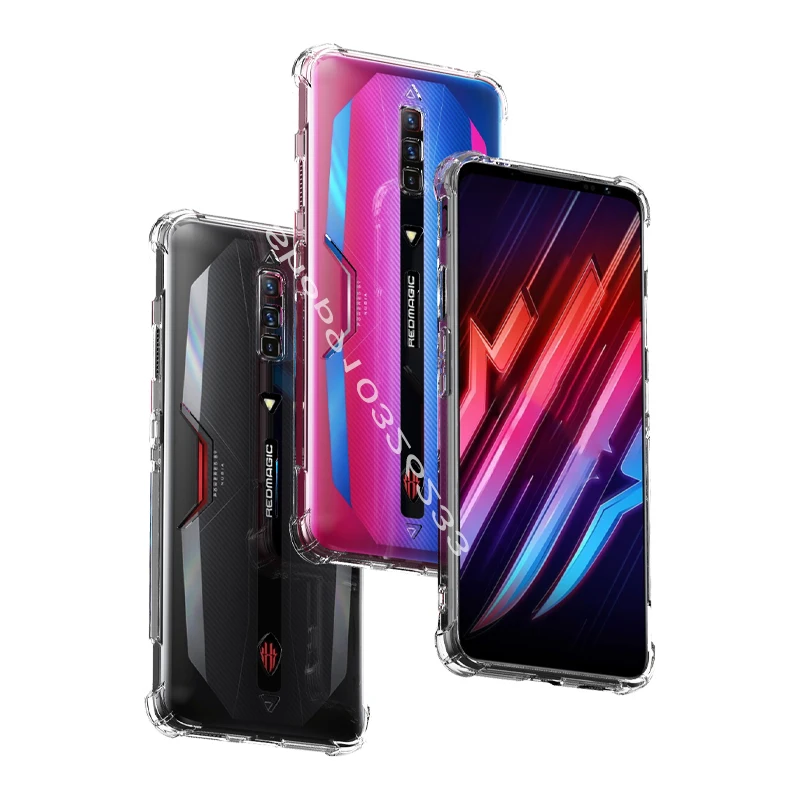 Прозрачный противоударный мягкий чехол из ТПУ для телефона ZTE Nubia Red Magic Redmagic 6