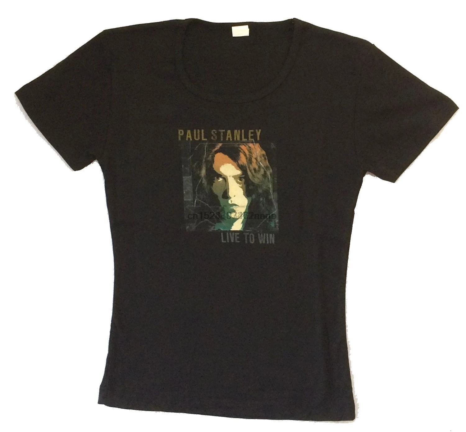 Черная футболка для девочек с изображением Пола Стэнли Live To Win новая официальная