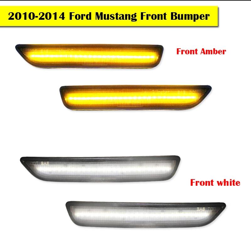 IJDM ЗАМЕНИТЬ OEM боковой маркер светильник для 1999 2018 Ford Mustang передние и задние