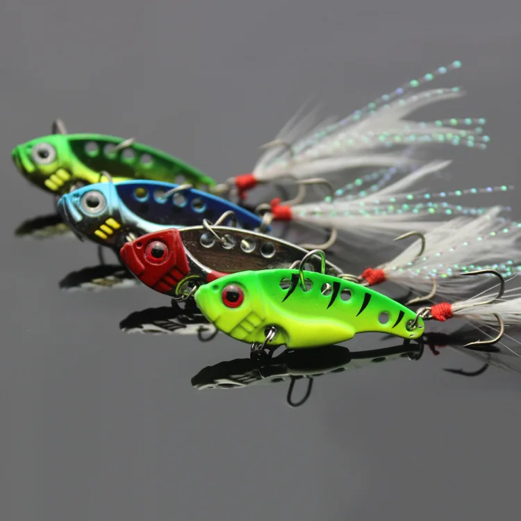 Полный плавать уровень 4 см/7g приманка металлическая твердая VIB фальшивая железа