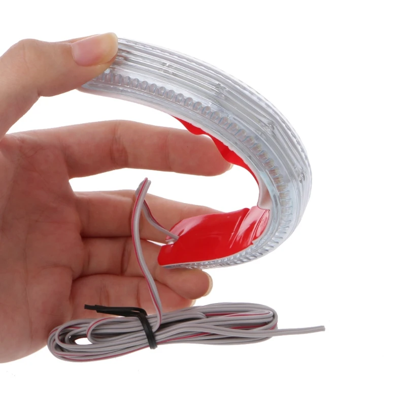 

1 Pair 12V Car Auto 9 Amber LED Side Door Mirror Soft Turn Signal Light Universal