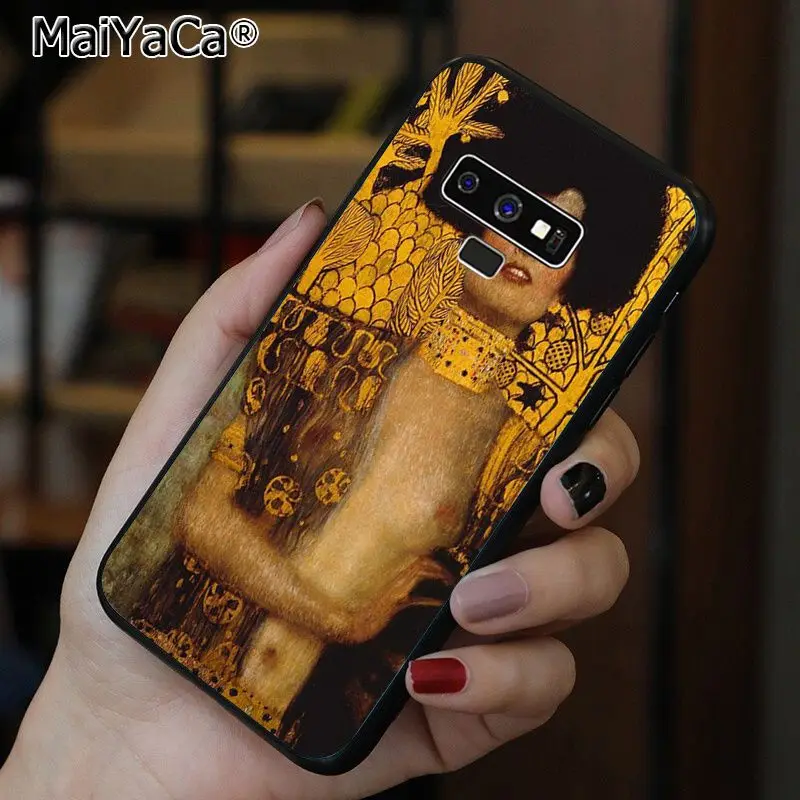 MaiYaCa Gustav Klimt Art TPU мягкие Аксессуары для телефонов Чехол телефона Samsung S9 plus S5 S6 S6edge