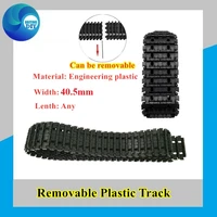 2pcs plastic track for tank chain tracked vehicle clawler track type remote control tank accessory diy rc toy