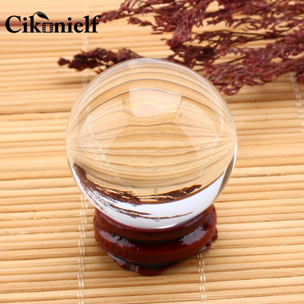 40 мм яркий хрустальный шар искусственные бусины прозрачный кварцевый сфера с