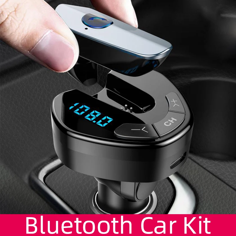 Cden fm передатчик Автомобильный MP3 плеер Беспроводная bluetooth гарнитура