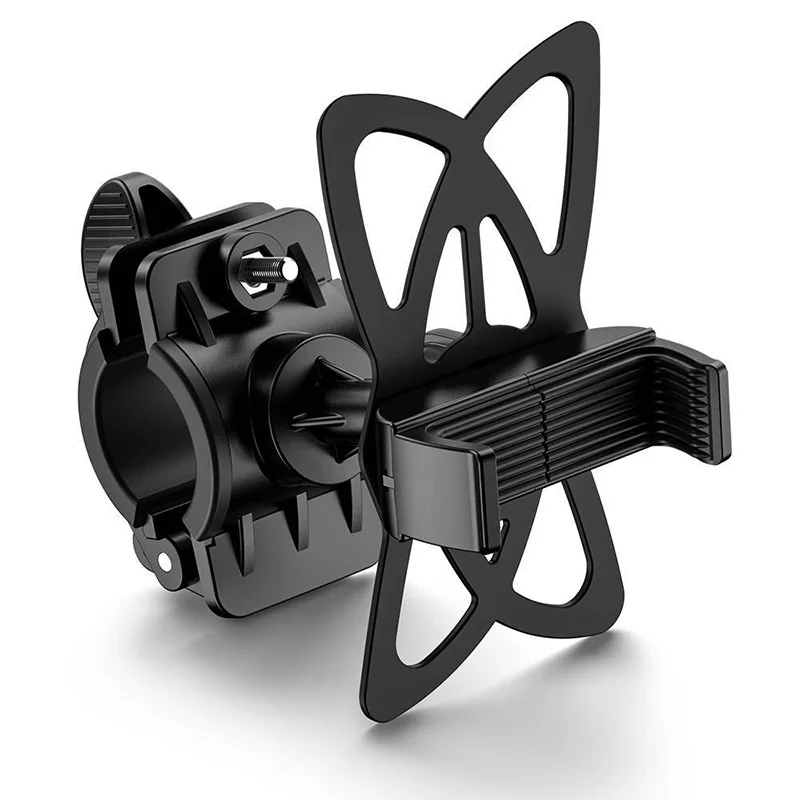 

Universal Phone Stand Mountain Outdoor Ride Takeaway Mobile Phone Holder Black and Red GPS Bracket for Bicycles and Motorcycles