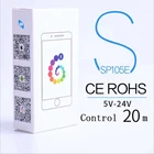 Контроллер для светодиодной ленты WS2812B, Bluetooth контроллер с приложением SP105E WS2811 SK6812, индивидуально адресуемый программируемый DC5V-24V