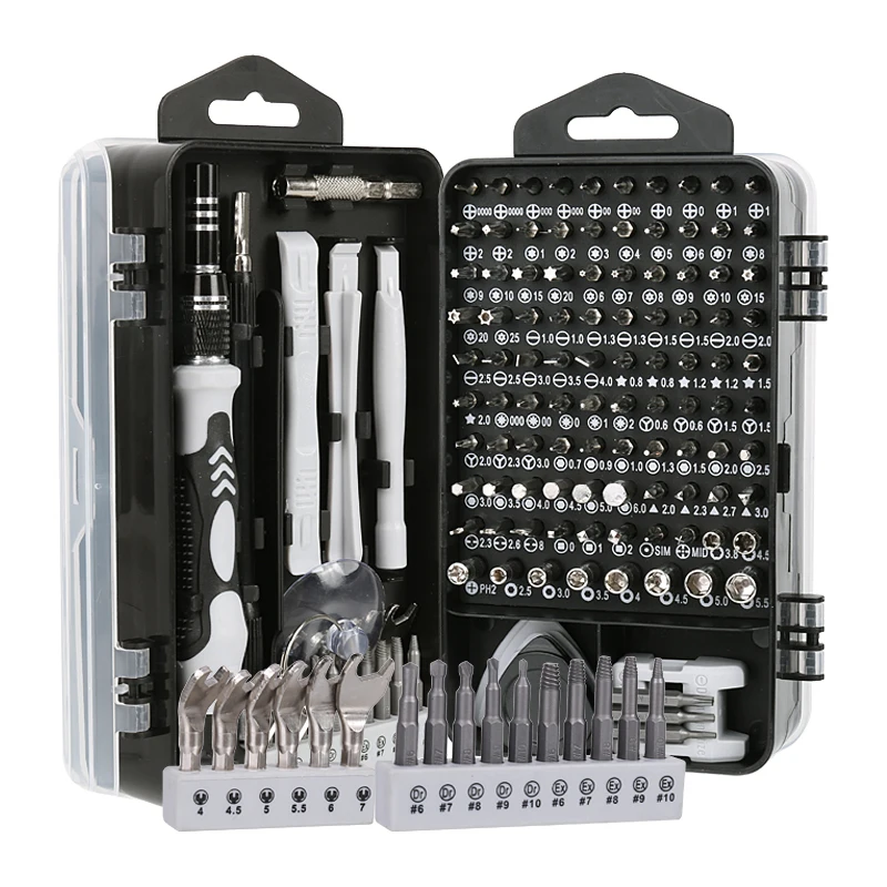 

Screwdriver Set 138/135/115 In 1 Magnetic Torx Phillips Screw Bits Kit With Screwdrivers Wrench Repair Phone PC Hand Tools Sets