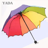 yada korean style designer lace umbrellas windproof folding rainy princess umbrellas for women parasol cute umbrella ys200078