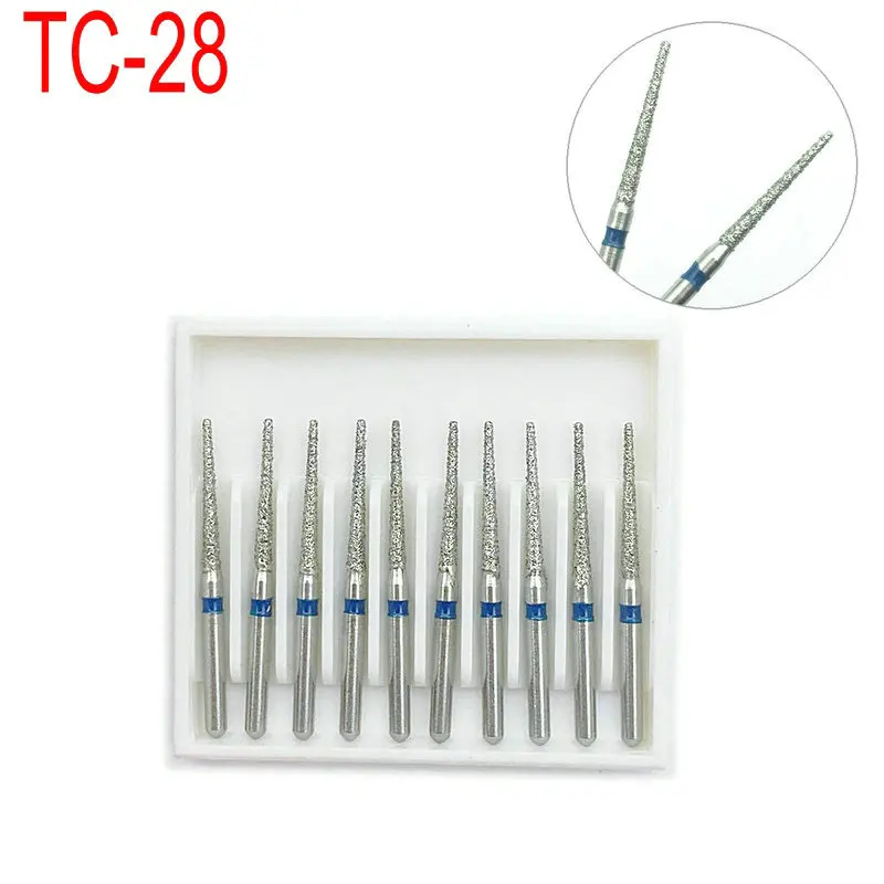 10 шт./кор. стоматологический высокоскоростной Бур алмазная полировка зубная