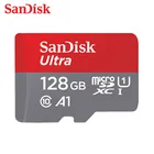 Карта памяти Micro SD SanDisk, 128 ГБ, 16 ГБ, 32 ГБ, 64 ГБ, 200 ГБ, 256 ГБ, MicroSD Max 98, МБс., Uitra C10, TF-карта C4, 8 Гб