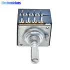 Поворотный потенциометр diymore, 50K ALPS, ALPS RH2702 A50K, двойной 8-футовый потенциометр, стерео динамик, потенциометр громкости усилителя