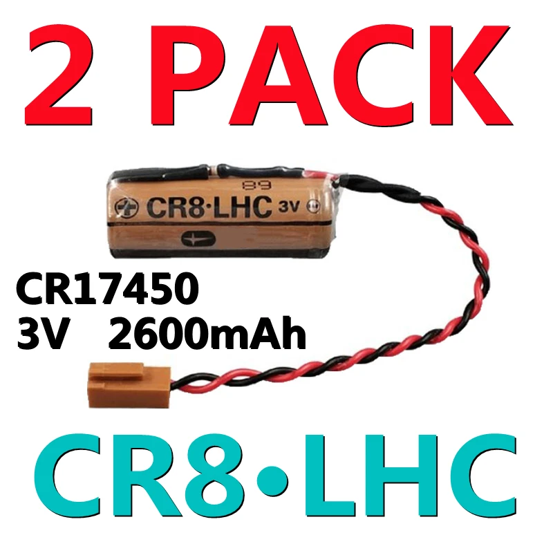 2 упаковки CR8.LHC электрические счетчики воды пожарная сигнализация батарея CR8 LHC CR17450 3 В литиевая батарея