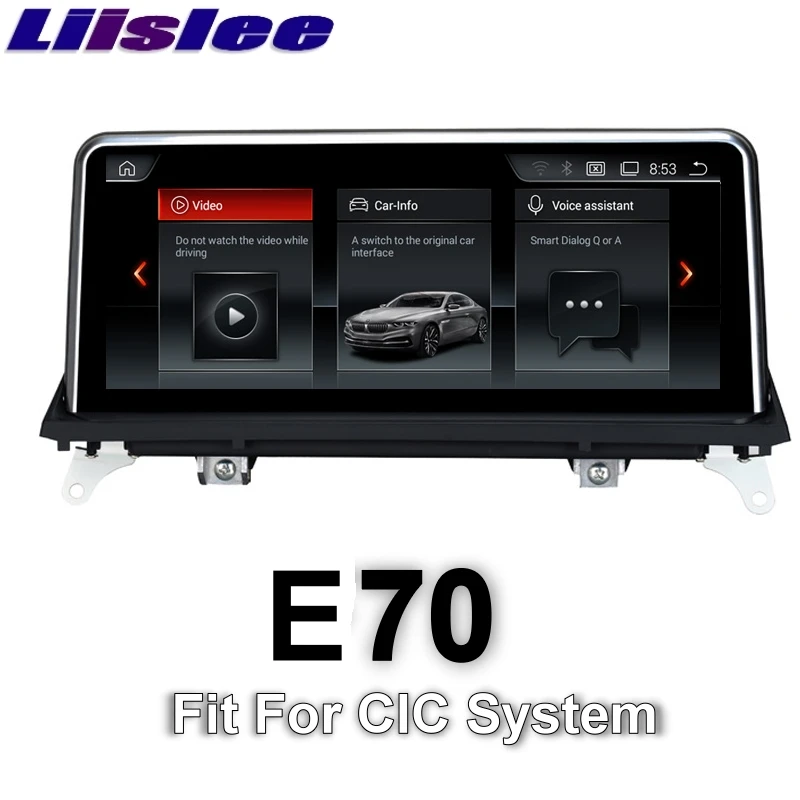 LiisLee Автомобильный мультимедийный GPS аудио Hi Fi Радио стерео для BMW X5 E70 2011 ~ 2013