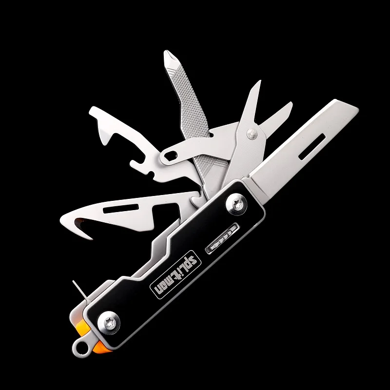 Mini Multi Pocket Knife Outdoor Survival EDC Folding Knife Tools Multitool 10 in 1 Small Knife Scissors Multifunctional Knives