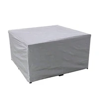 silver outdoor garden waterproof furniture cover outdoor windproof dust cover combination table chair furniture dust cover