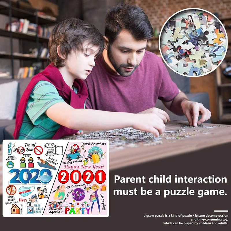

2021 Memorial Jigsaw Puzzle Toy Gift for Family Adult Children Party PR Sale
