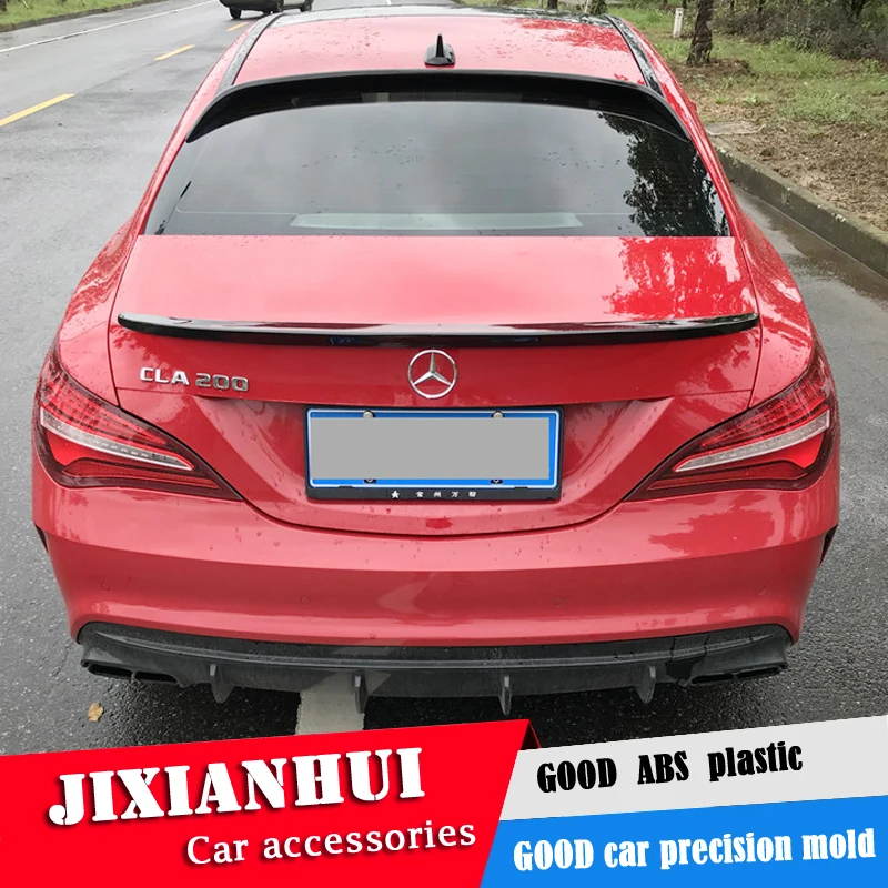 Спойлер на крышу W117 спойлер для Mercedes-Benz CLA CLA180 CLA200 2015-2018 из АБС-пластика автомобиля