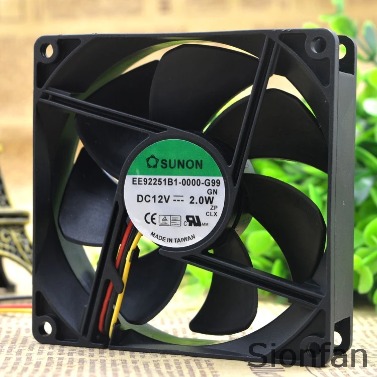 Для EE92251B1 0000 G99 Новый SUNON 9225 12V 2 0 W 9 см вентилятор охлаждения Тесты рабочих|Пульты