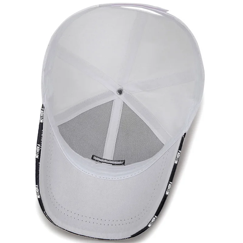 FS 2021 черно-белая кепка с буквенным принтом регулируемая зимняя женская и мужская