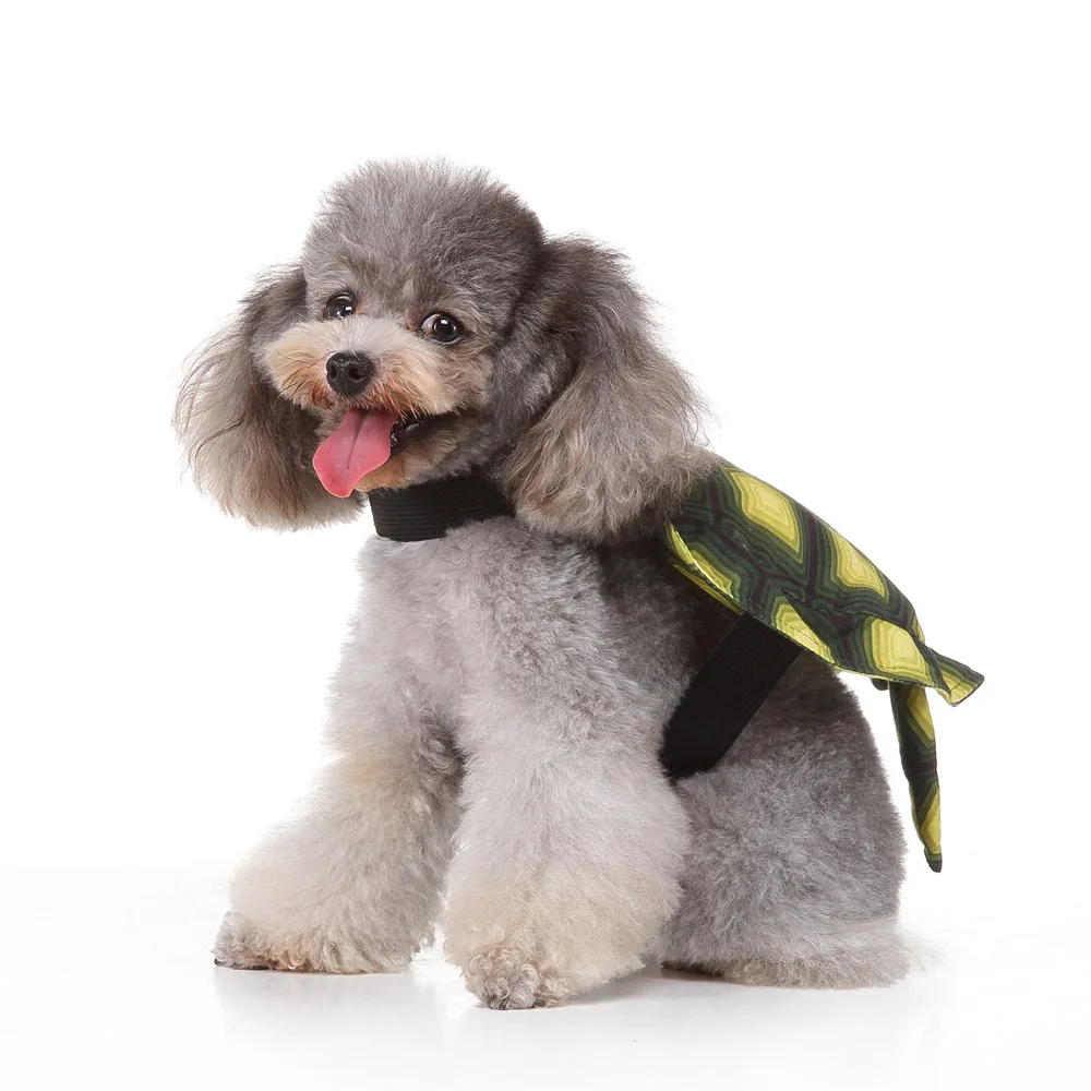 Одежда для собак на Хэллоуин черепаха косплей костюм маленьких и средних