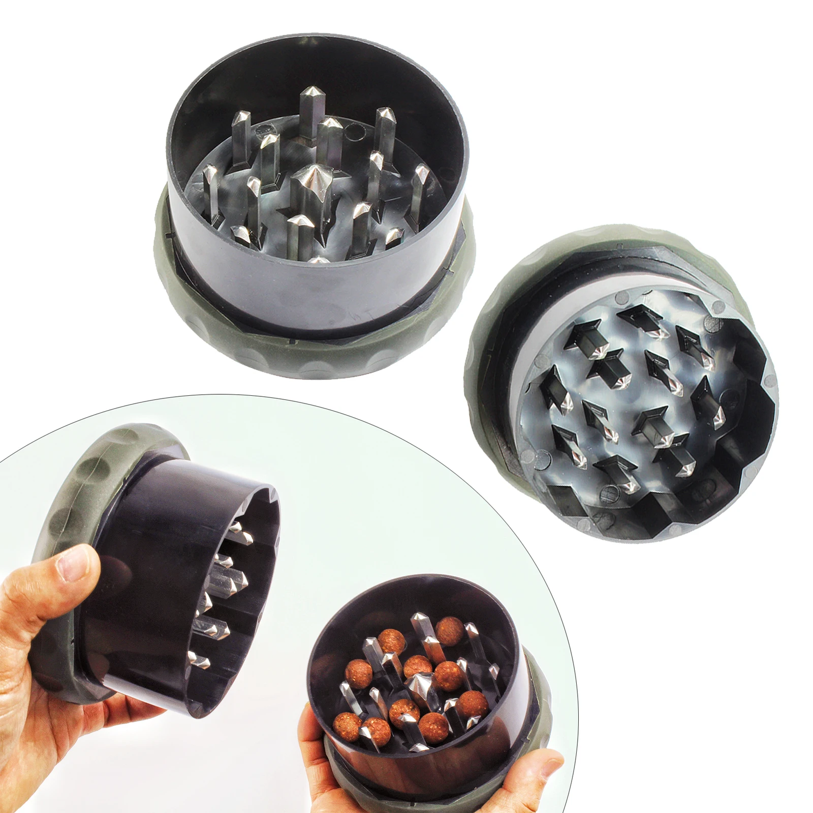 

Compact Portable Boilie Bait Crusher Grinder Grinding Meshing Box Equipment