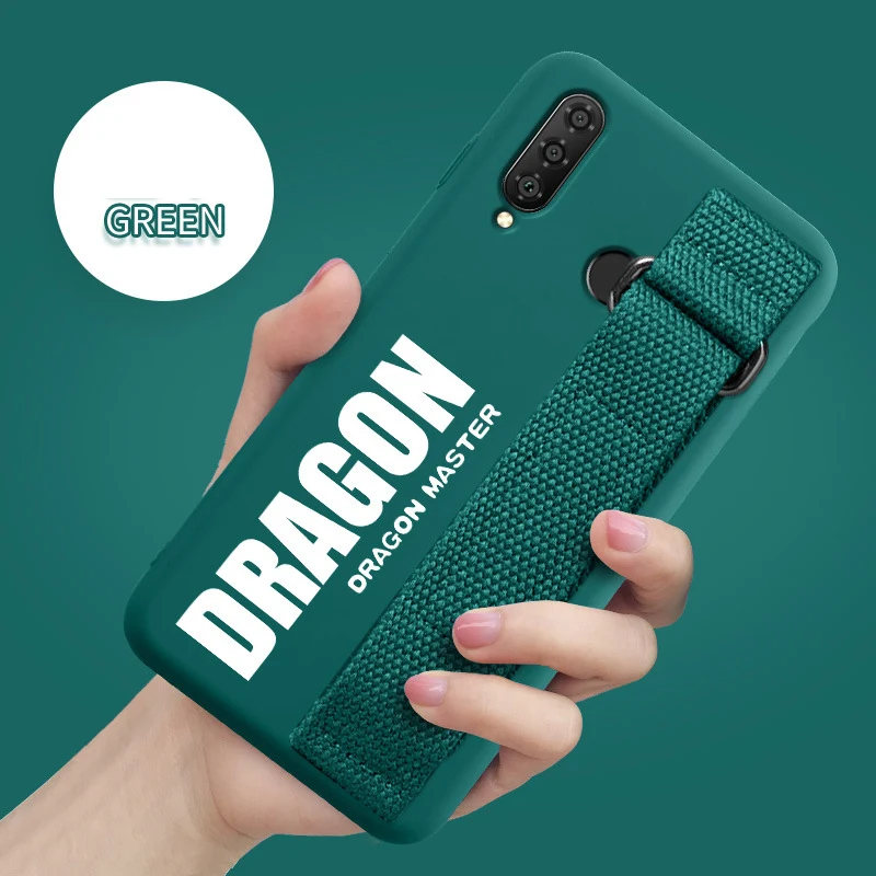 Чехол с ручным ремешком для Xiaomi Redmi Note 9 8 Pro 7 6 8A 7A K20 K30 S2 POCO X2 матовый Силиконовый