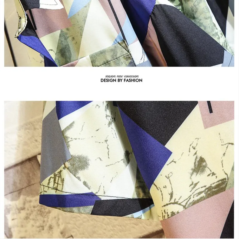 

2021 Men Hawaiian Sets printing Short Sleeve Lapel Button Casual Shirt Beach Shorts Streetwear Breathable Mens Suits size S-5XL