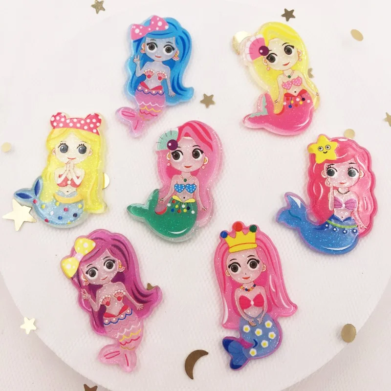 

Новые 14 предметов; Милые принты; Зимние детские носки яркие блестящие Русалка головистой формы акрилового листа Стразы аппликация «сделай ...