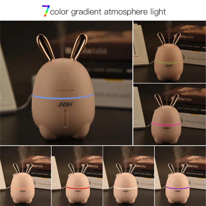 Ультразвуковой мини увлажнитель воздуха 300 мл аромадиффузор эфирного масла для