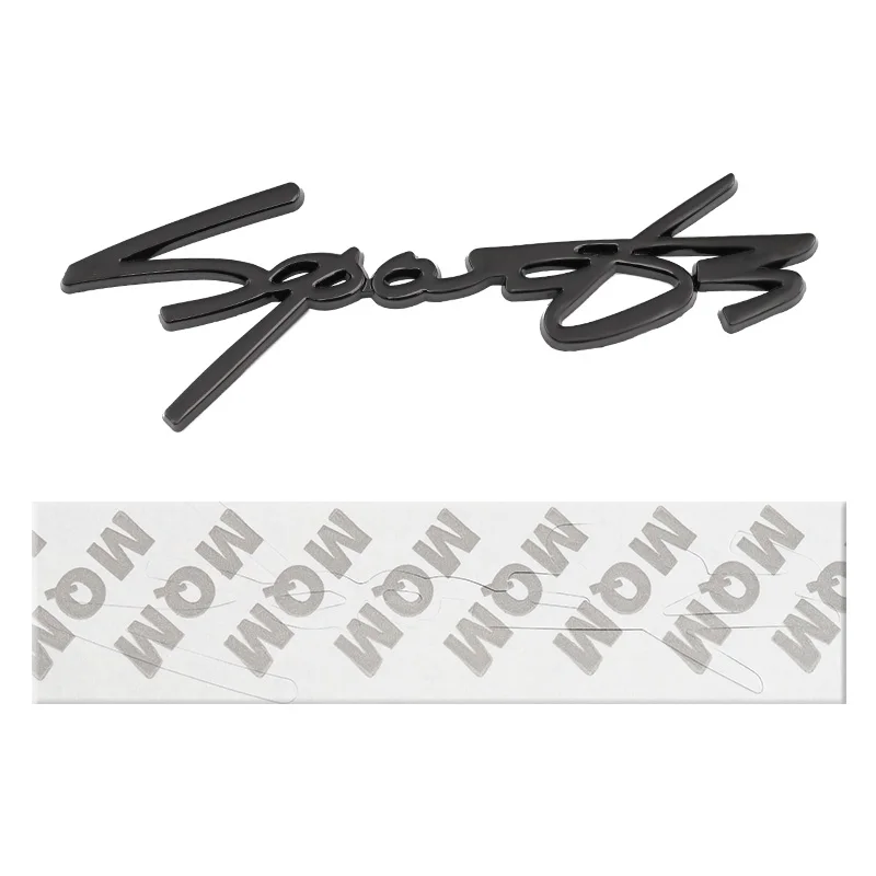 3D Автомобильные наклейки с логотипом спортивного логотипа Эмблема багажника