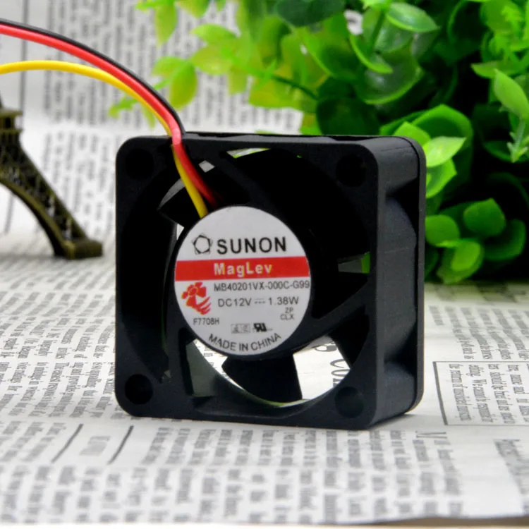 SUNON MB40201VX 000C G99 4020 12V 1 38 W 4 см Микро Вентилятор охлаждения|Кулеры и системы