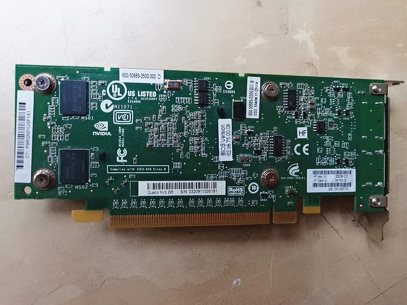 1 шт. видеокарта Quadro NVS295 PCI-E DP HD 256M для рабочей станции Dell | Компьютеры и офис