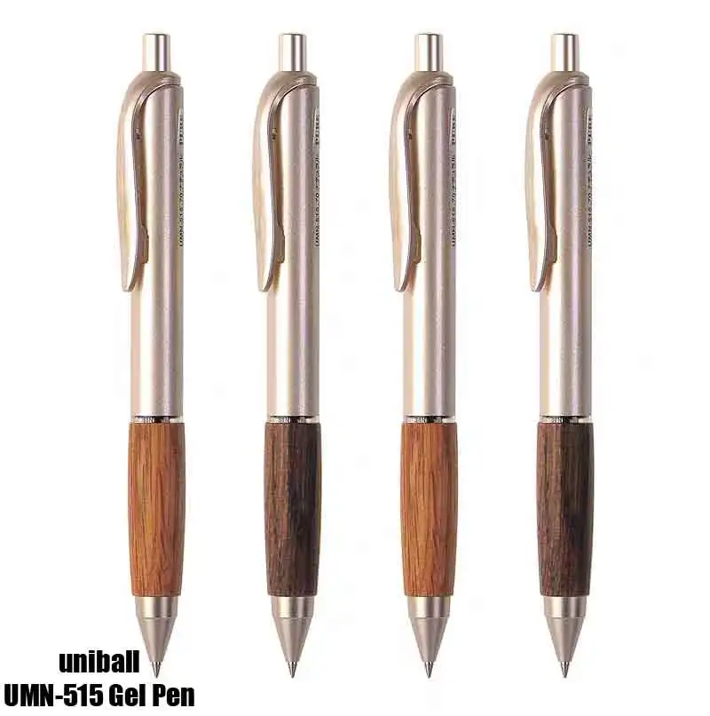 

1pcs Japan uniball umn-515 Pure Malt Gel Pen Wooden Grip Business Office School Student