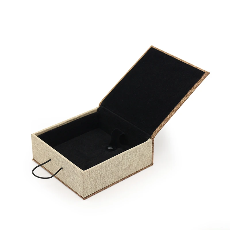 

NewImported размерная цветная бумага прямоугольный Ретро деревянная Пряжка льняные ювелирные изделия кольцо подвеска браслет упаковочная коро...