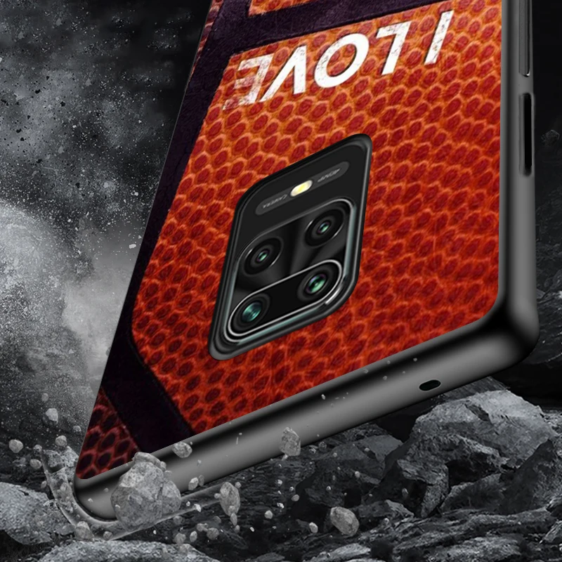 

I Love Basketball Art For Xiaomi Redmi Note10 10S 9T 9S 9 8T 8 7 6 5A 5 4 4X Prime Pro Max Black Phone Case