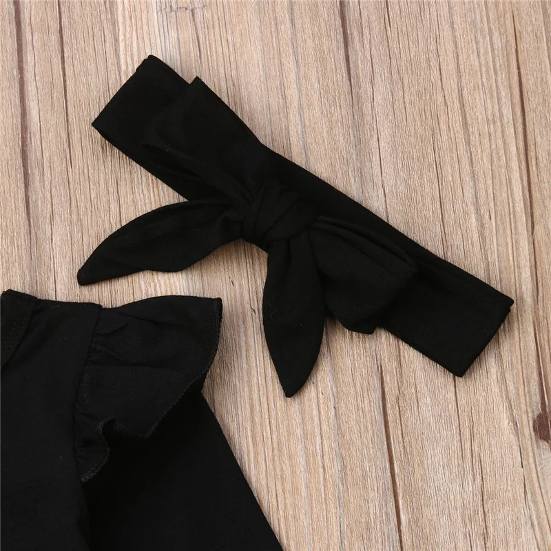 Комплект одежды для новорожденных из 3 предметов мальчиков 0-24 месяцев черная