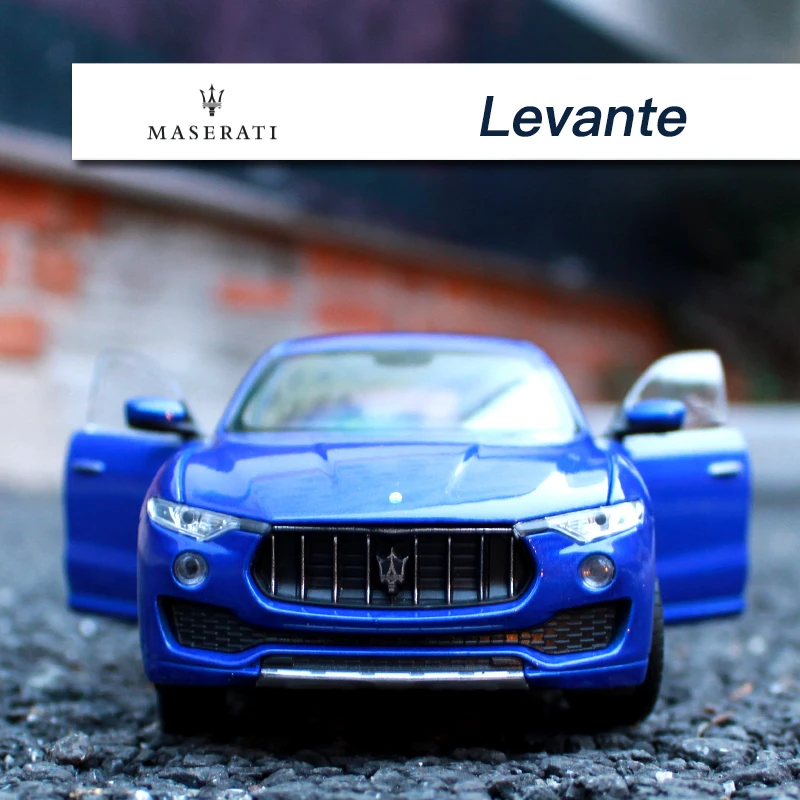 Модель автомобиля WELLY 1:24 Maserati Levante из сплава декоративная коллекция игрушечные
