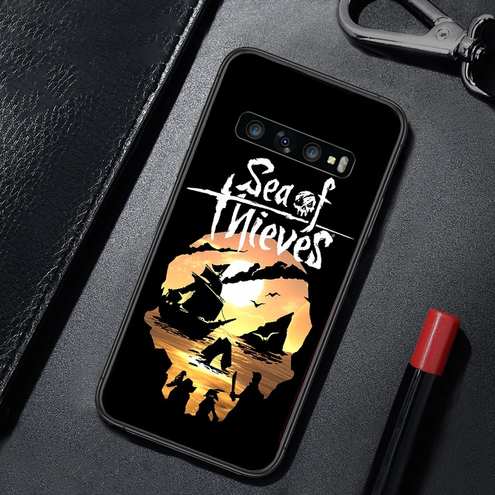 

Sea Of Thieves Game Phone Case Cover For For SamSung Galaxy S Note 7 8 9 10 20 Uitra Plus E Lite Black black Cell Fashion Funda