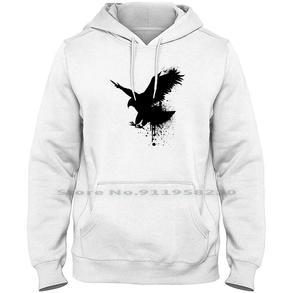 

Толстовка с капюшоном для мужчин и женщин The Fly Of Eagle означает The Freedom, свитер 6XL большого размера из хлопка свободный Eagle Mean Free Fly Om Me Do