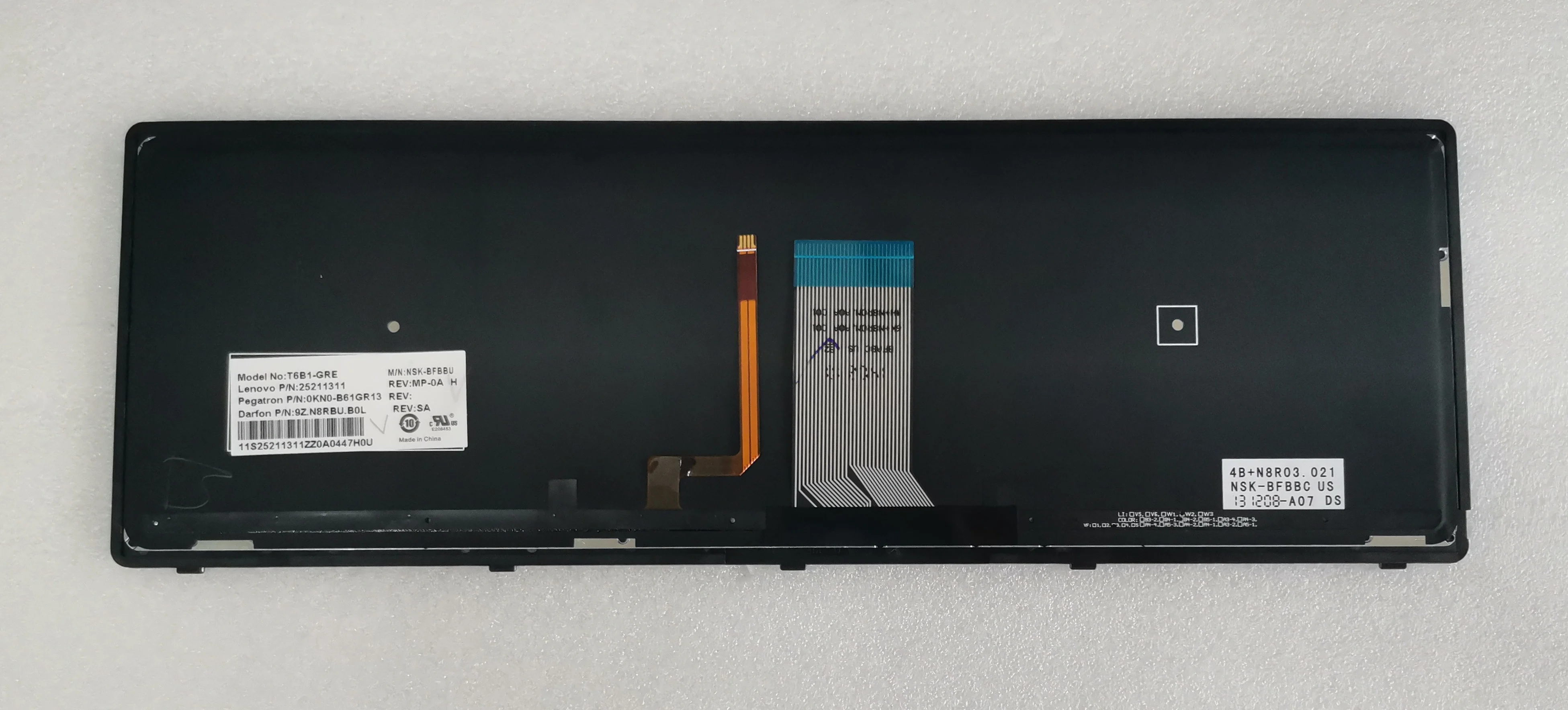 Новый Для Lenovo U510 Z710 GK язык подсветкой клавиатуры ноутбука FRU T6B1-GRE 25211311 9Z. N8RBU.B0L |