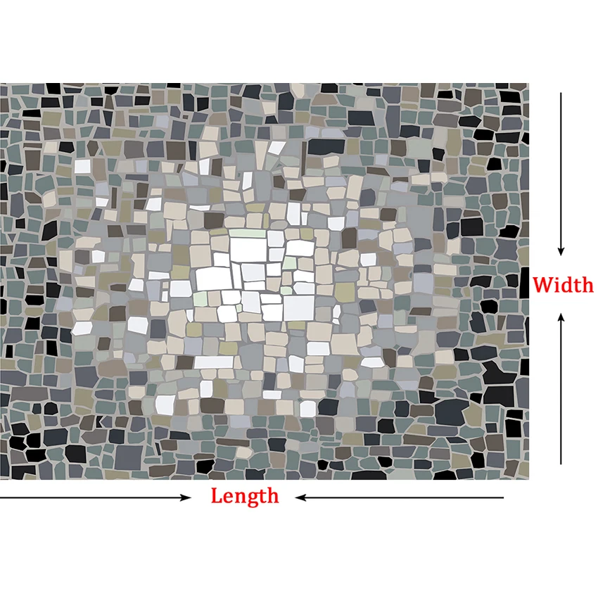 3D напольные обои современная мода абстрактный геометрический узор плитки