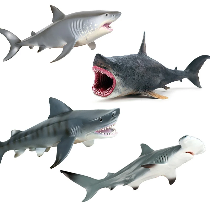 

Megalodon Shark Sea Life Classic Toys For Children Boys Ancient Animal Figure Model Collection Toy For Kid Gift
