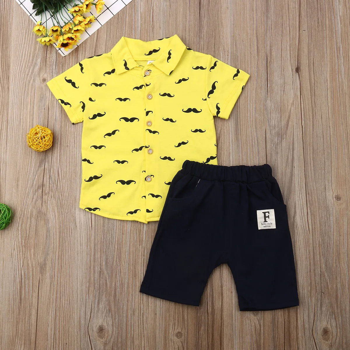 2019 Детская летняя одежда комплекты из 2 предметов Одежда для младенцев мальчиков
