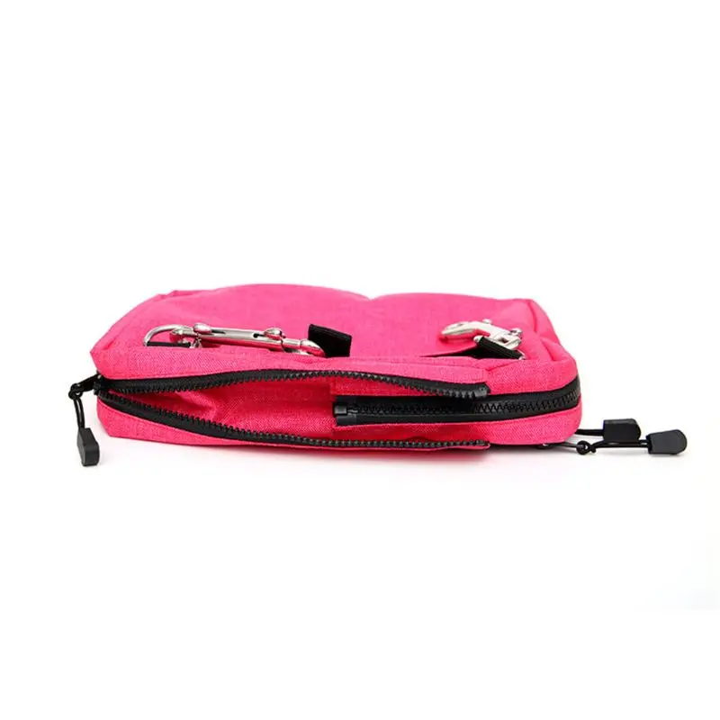 

Snorking Drifting Scuba Diving Gear Storage Bag Purse Side Mount Hanging Pocket Zipper Pouch with Double Trigger Hooks