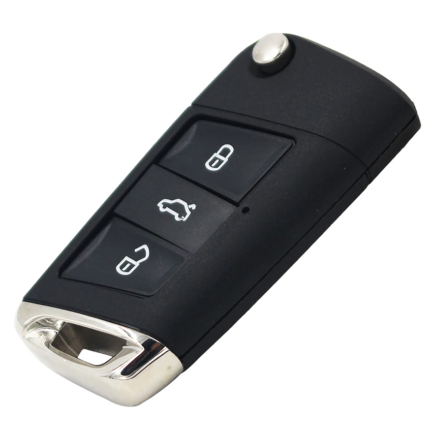 3 Button Key Case New Flip Folding Remote Car Shell Fob for Volkswagen GOLF7 | Автомобили и мотоциклы