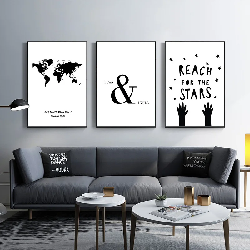 Абстрактная Картина на холсте с изображением кофейных зерен символов животных