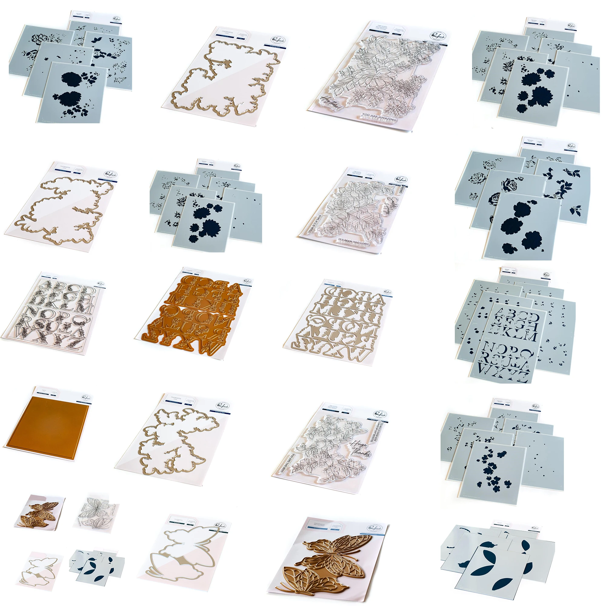 

2021 New Metal Cutting Die Stamp Stencil Scrapbook Diary Decoration Embossing Template Diy Card Garden Rose Lush Peony Studio