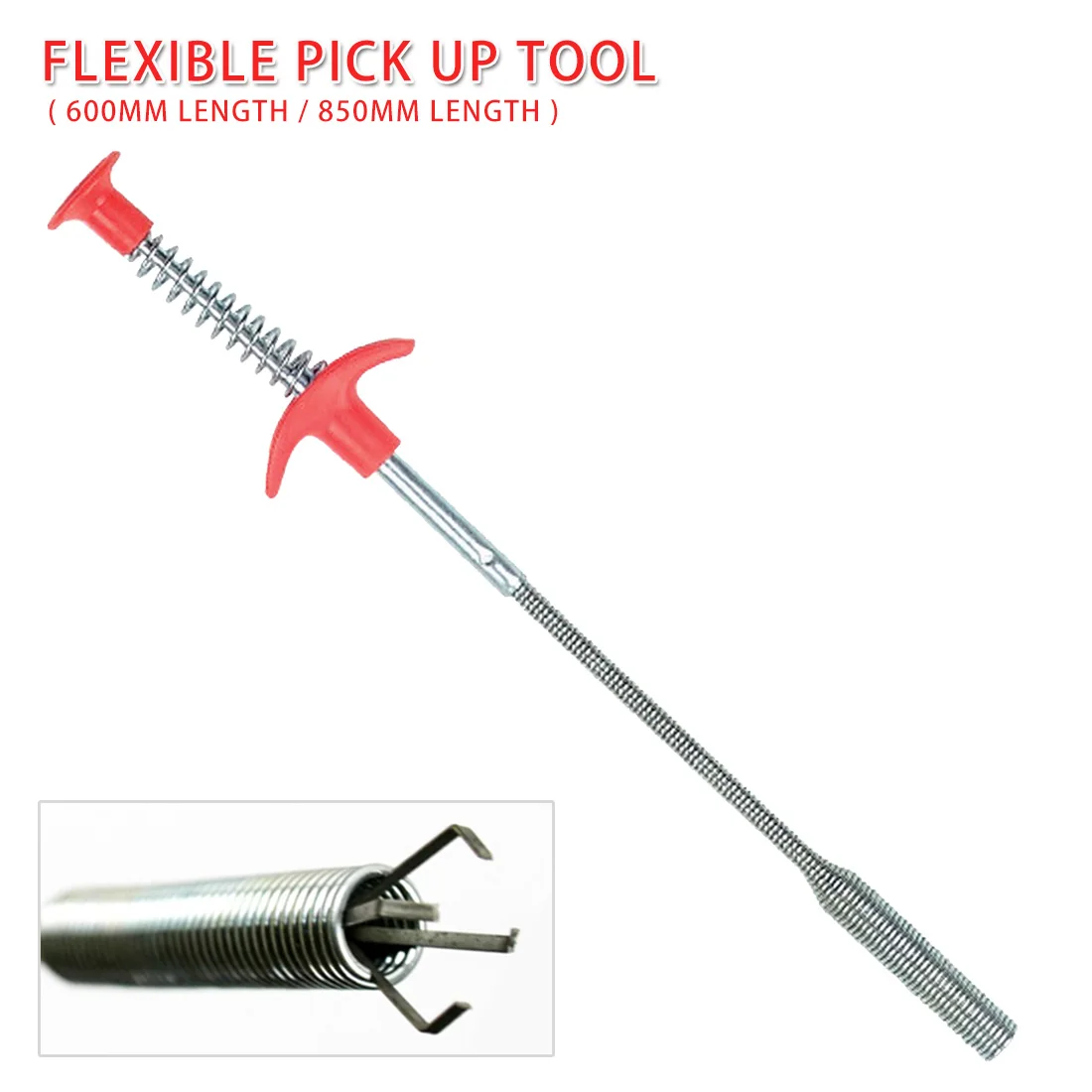 Гибкий инструмент для захвата 600 мм/850 мм пружинный захват с узким изгибом 4 зажима