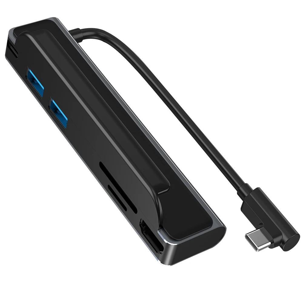 Разветвитель USB Type-C на Multi HDMI совместимый с 3 0 RJ45 картридер OTG адаптер